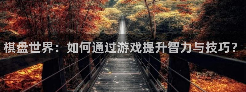 长征娱乐主管：棋盘世界：如何通过游戏提升智力与技巧？