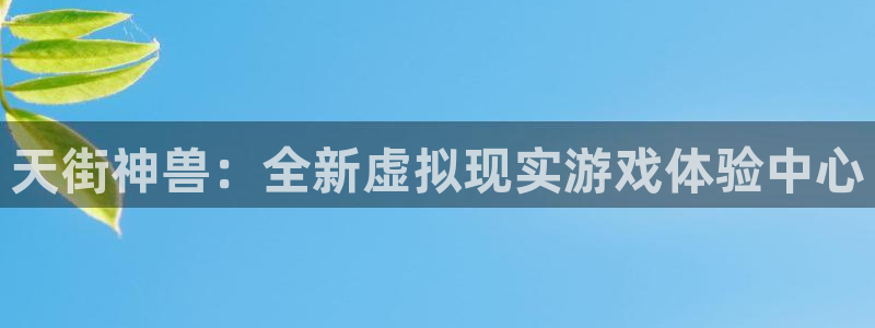 长征娱乐主管：天街神兽：全新虚拟现实游戏体验中心