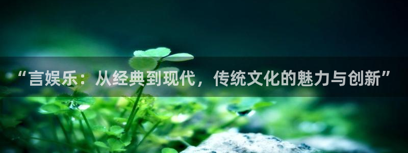 长征娱乐：“言娱乐：从经典到现代，传统文化的魅力与创新”
